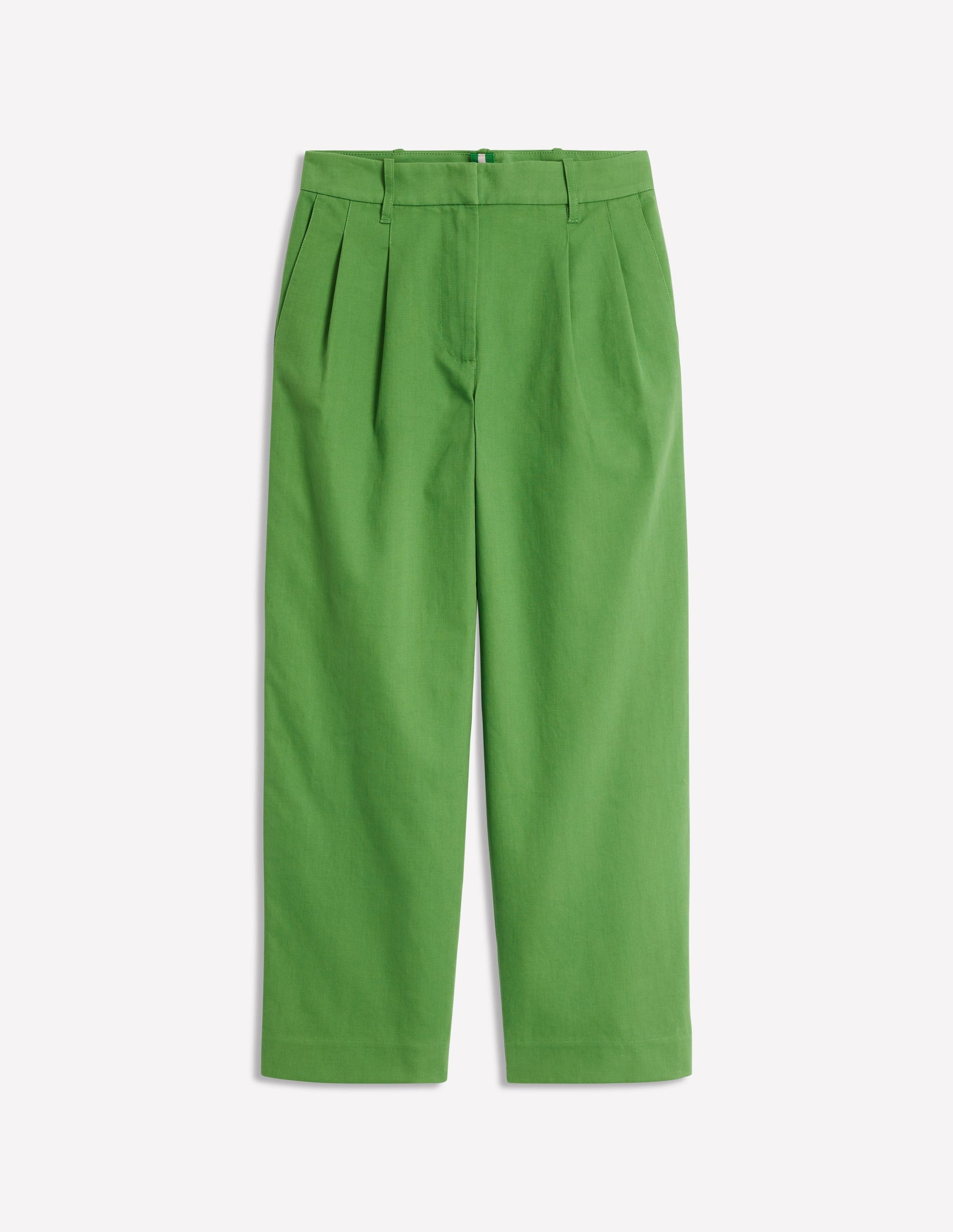 Bloomsbury Cotton Trousers-Paradise Green-6