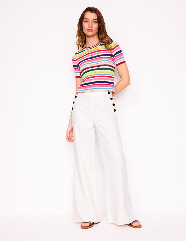 Greenwich Sailor Trousers-White