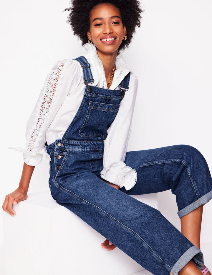 Straight Leg Dungarees-Mid Vintage
