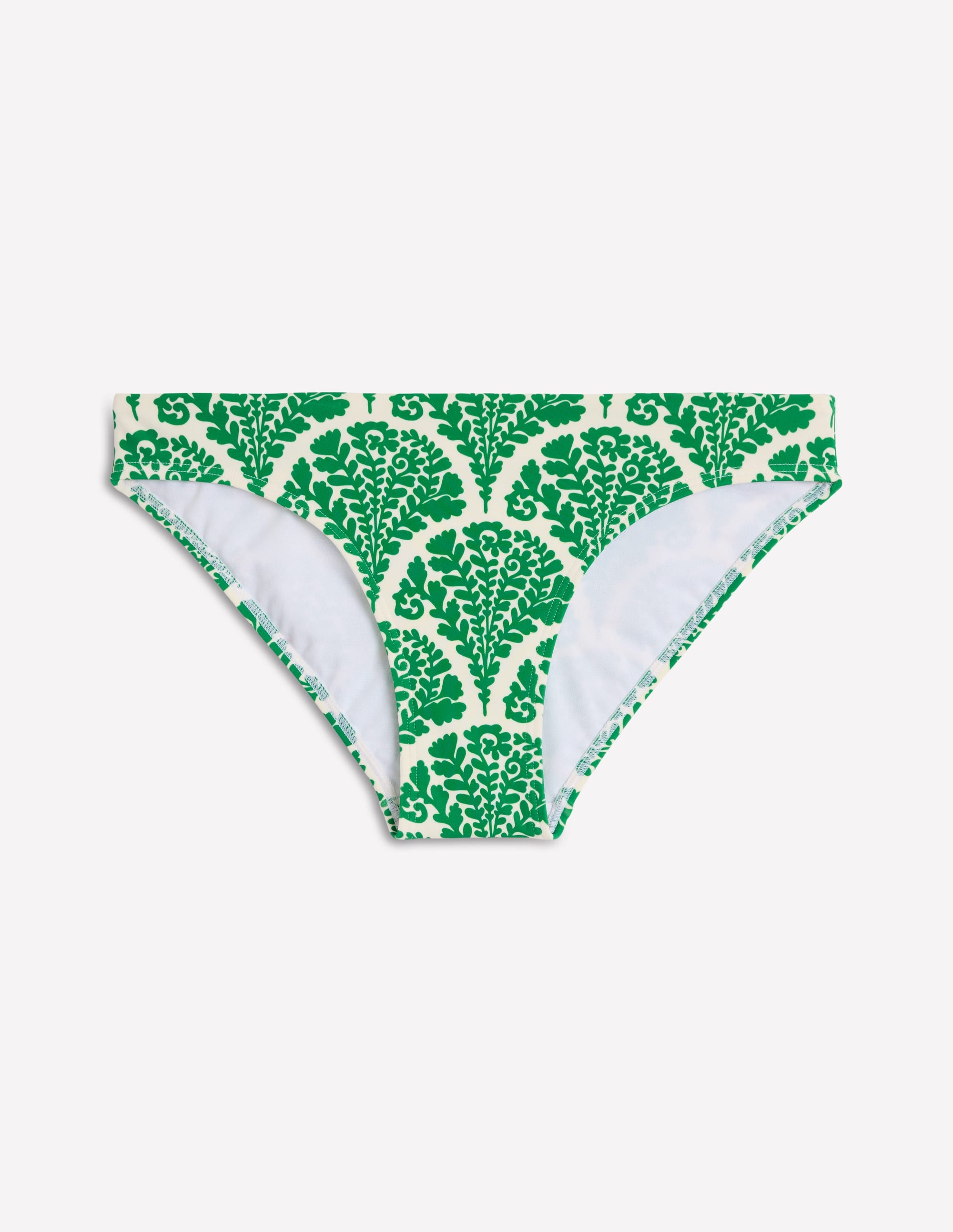 Classic Bikini Bottoms-Rich Emerald, Blossomy - Image 7