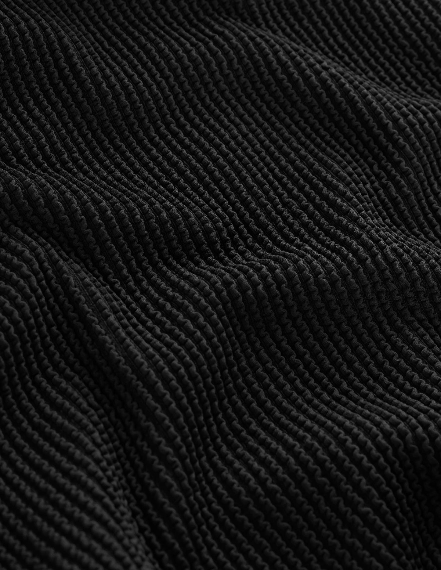 One Shoulder Swimsuit-Black