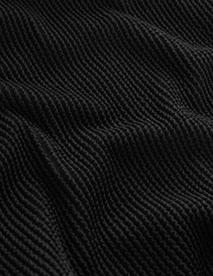 One Shoulder Swimsuit-Black-8