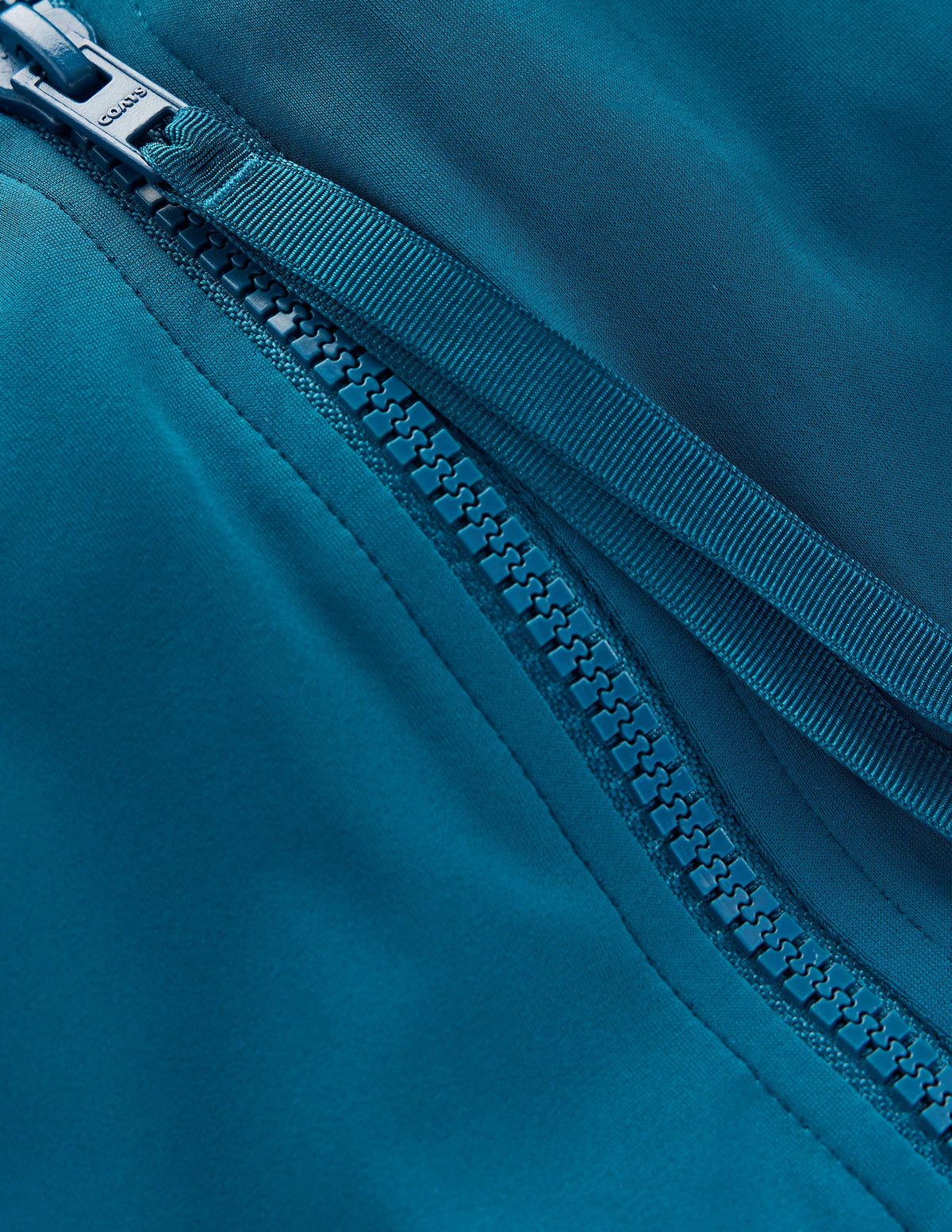 Sporty High Neck Swimsuit-Oceanside Blue - Image 7