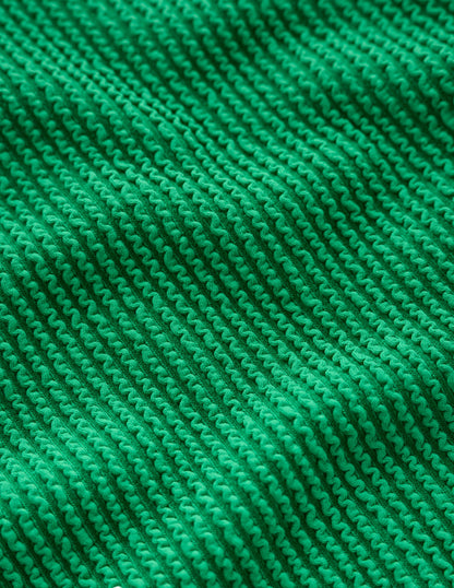 Scoop Cross Back Swimsuit-Bright Green-6