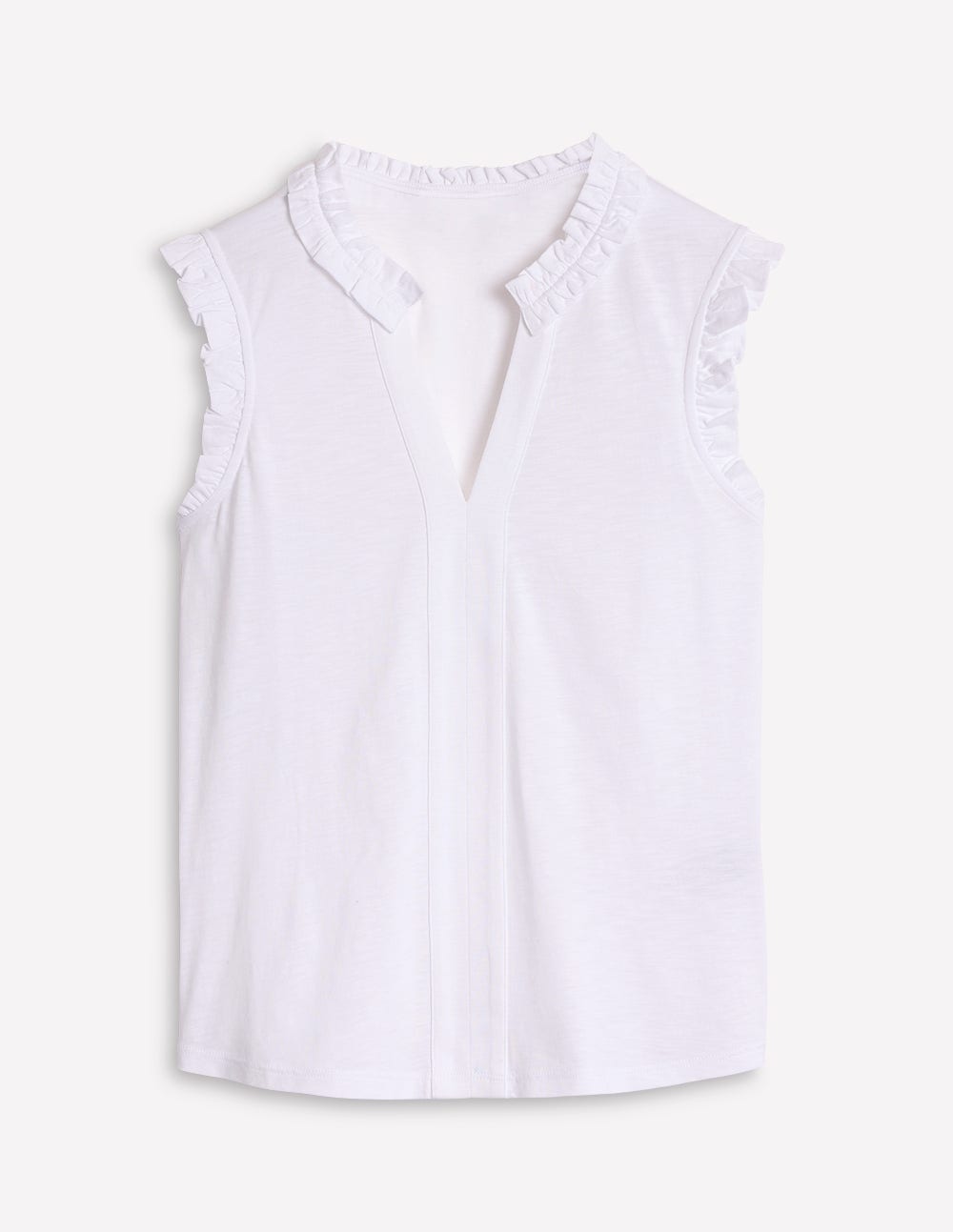 Lola Sleeveless Top-White - Image 6