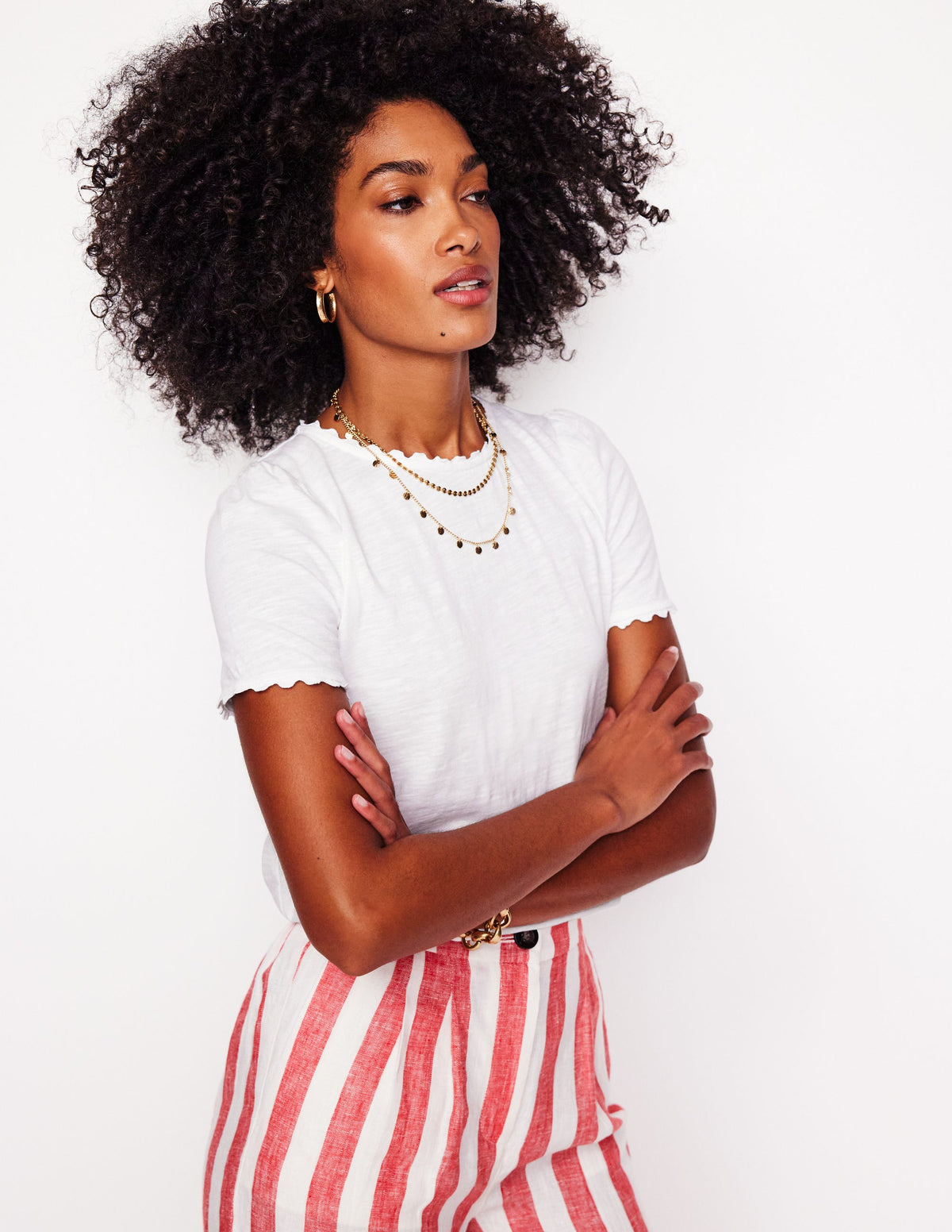Ali Ricrac T-shirt-White - Image 1