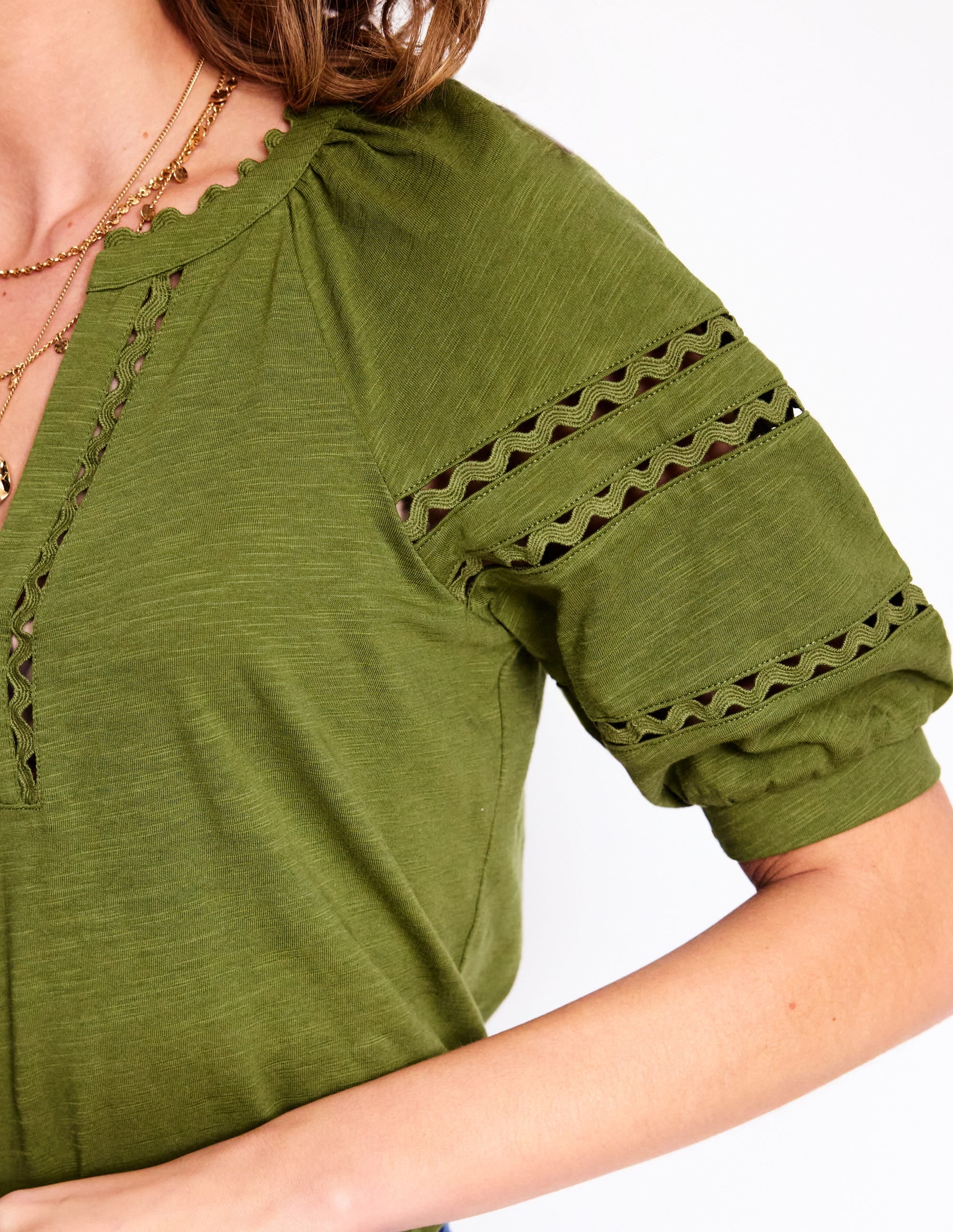 Maisy Rikrak Trim Top-Mayfly - Image 3