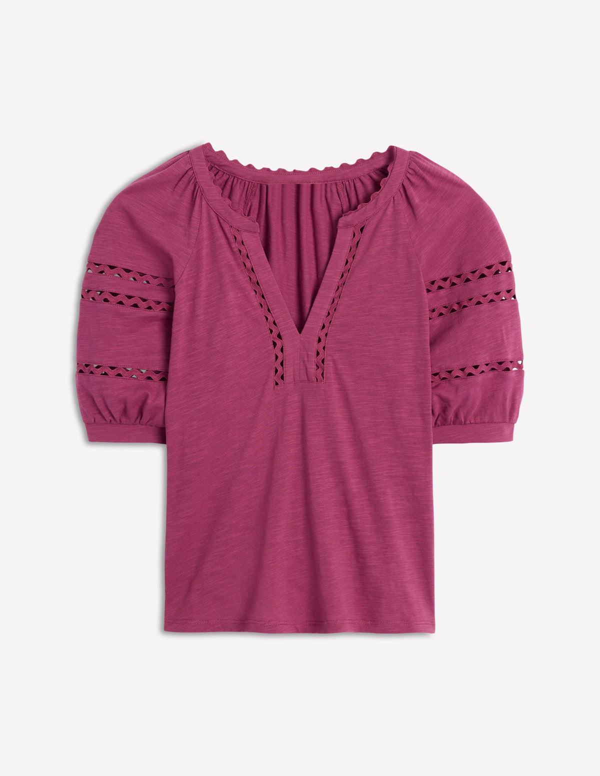 Maisy Rikrak Trim Top-Violet Quartz - Image 6