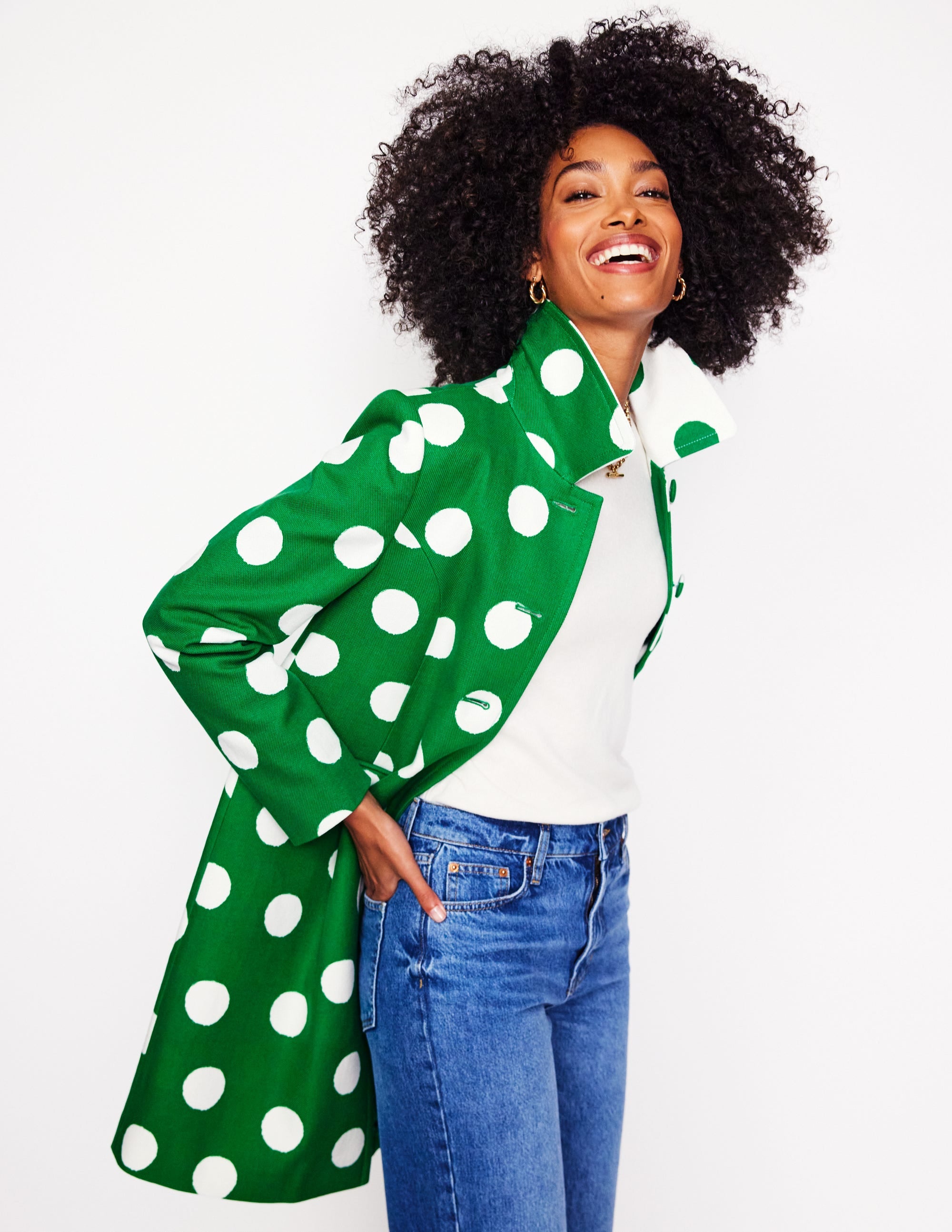 Occasion Coat-Abstract Dot - Image 1