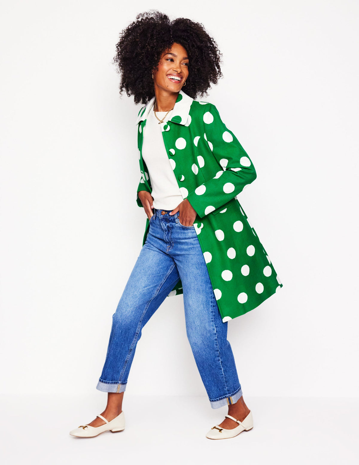 Occasion Coat-Abstract Dot - Image 6