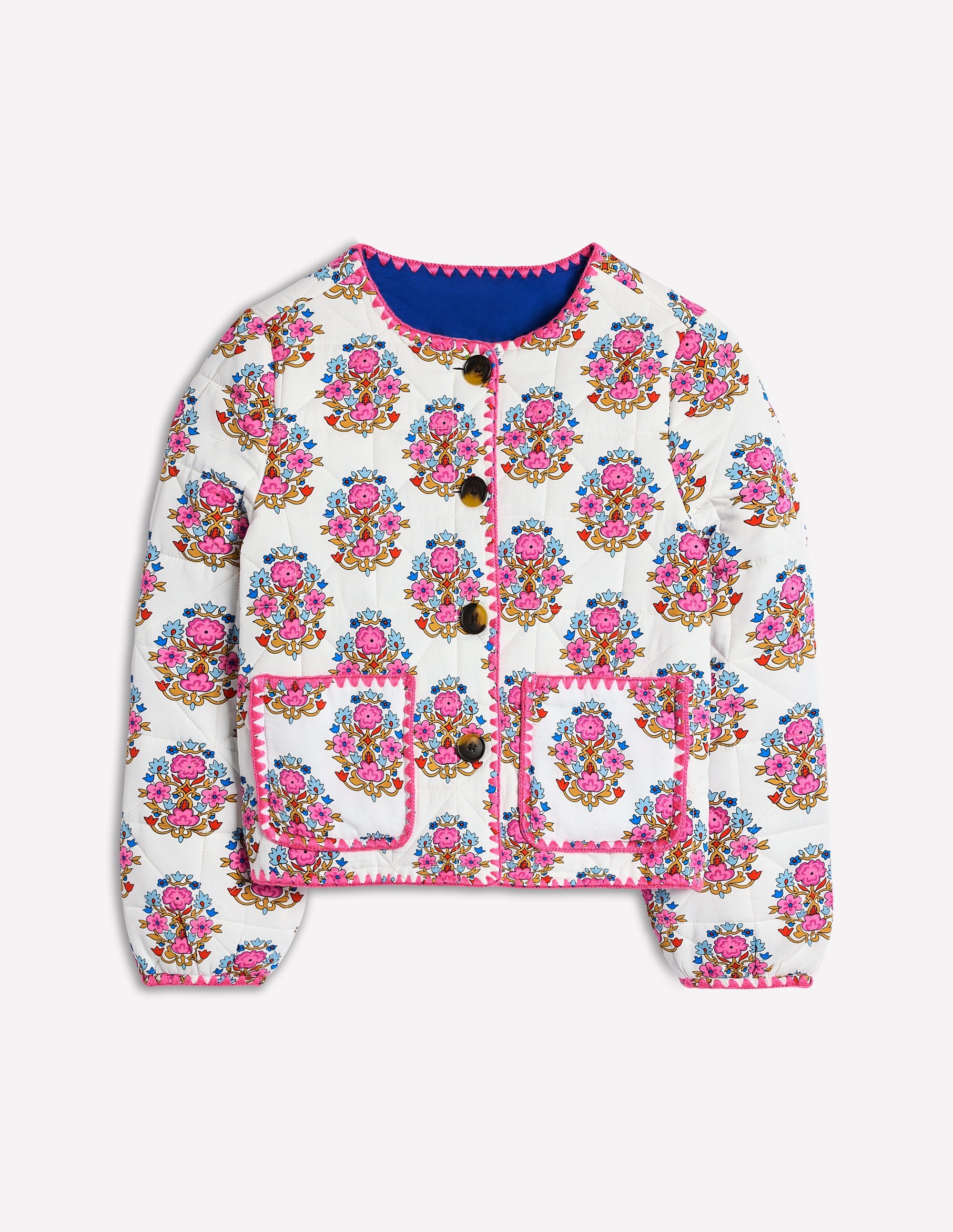 Chelsea Quilted Jacket-Wildflower Stamp - Image 8