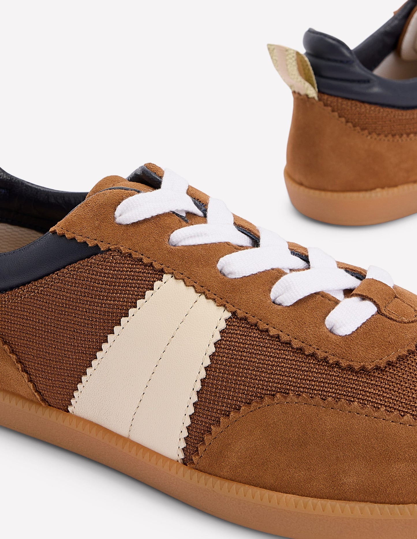 Erin Retro Tennis Trainers-Gingersnap