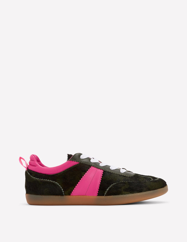 Erin Retro Tennis Trainers-Camo/Pink Peony