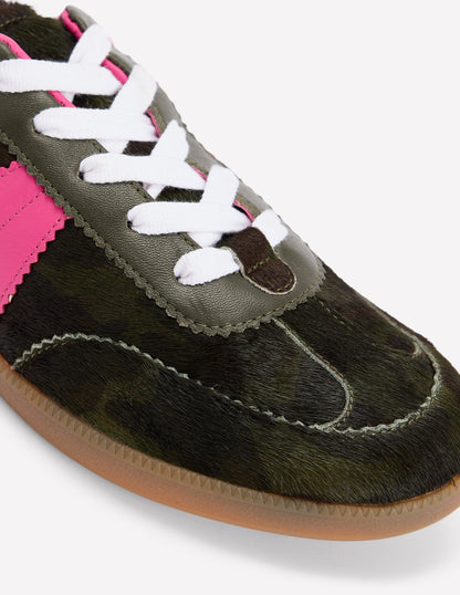 Erin Retro Tennis Trainers-Camo/Pink Peony-4