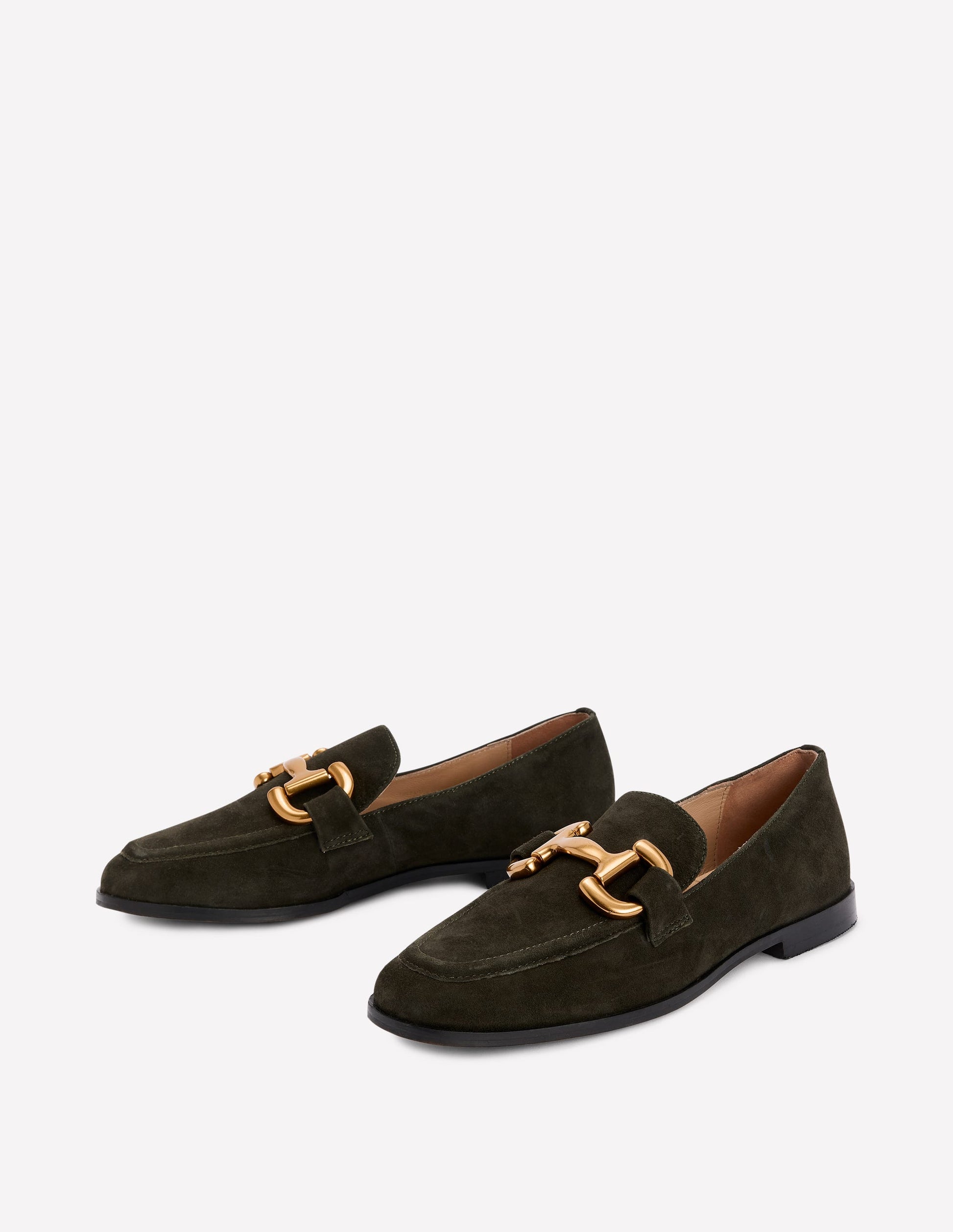 Iris Snaffle Loafers-Woodland Green-3