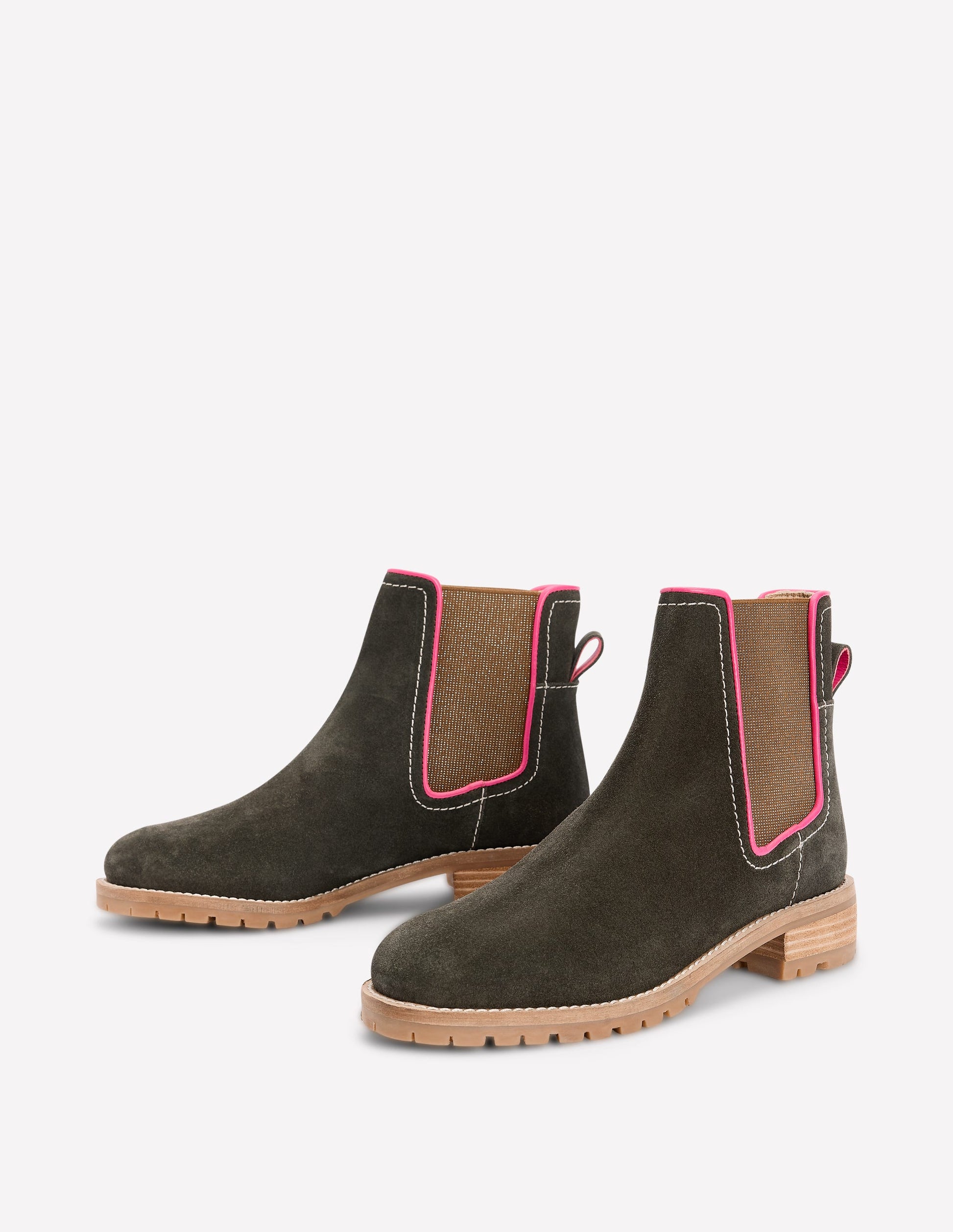 Freya Chelsea Boots-Dark Moss-3