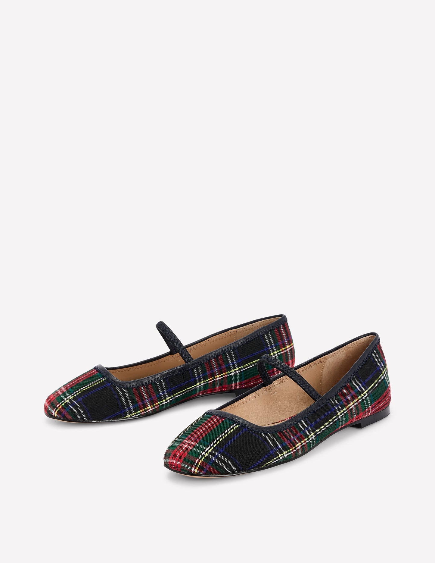 Thea Mary Jane Ballet Flats-Check
