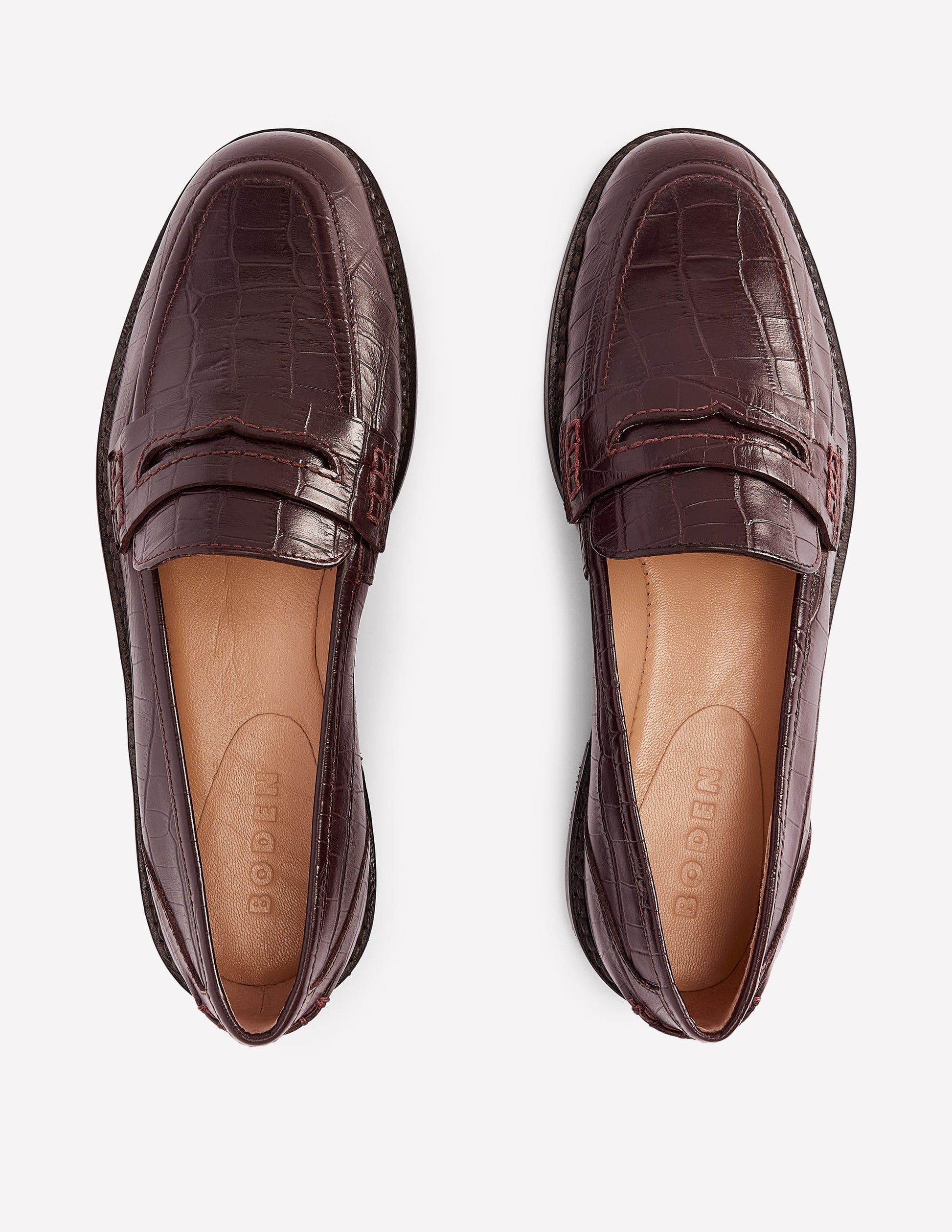 Nya Penny Loafers-Oxblood-7