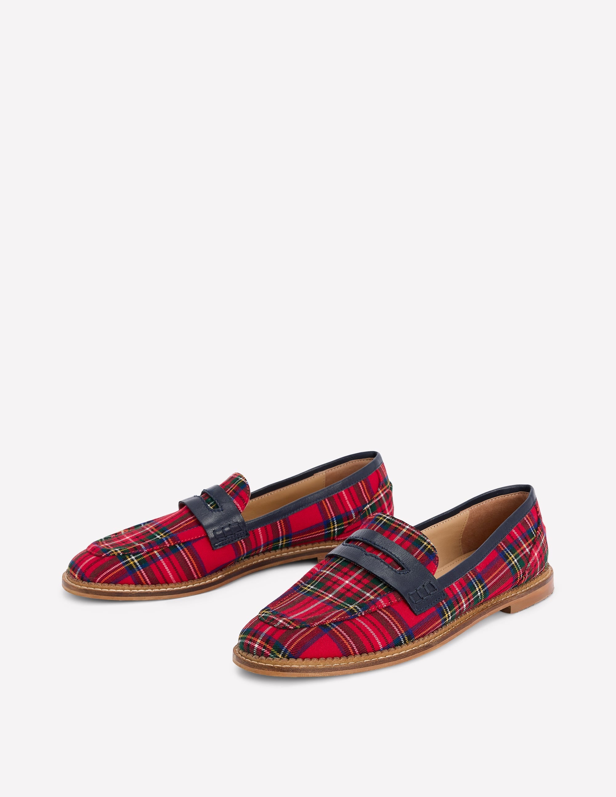Nya Penny Loafers-Tartan - Image 3
