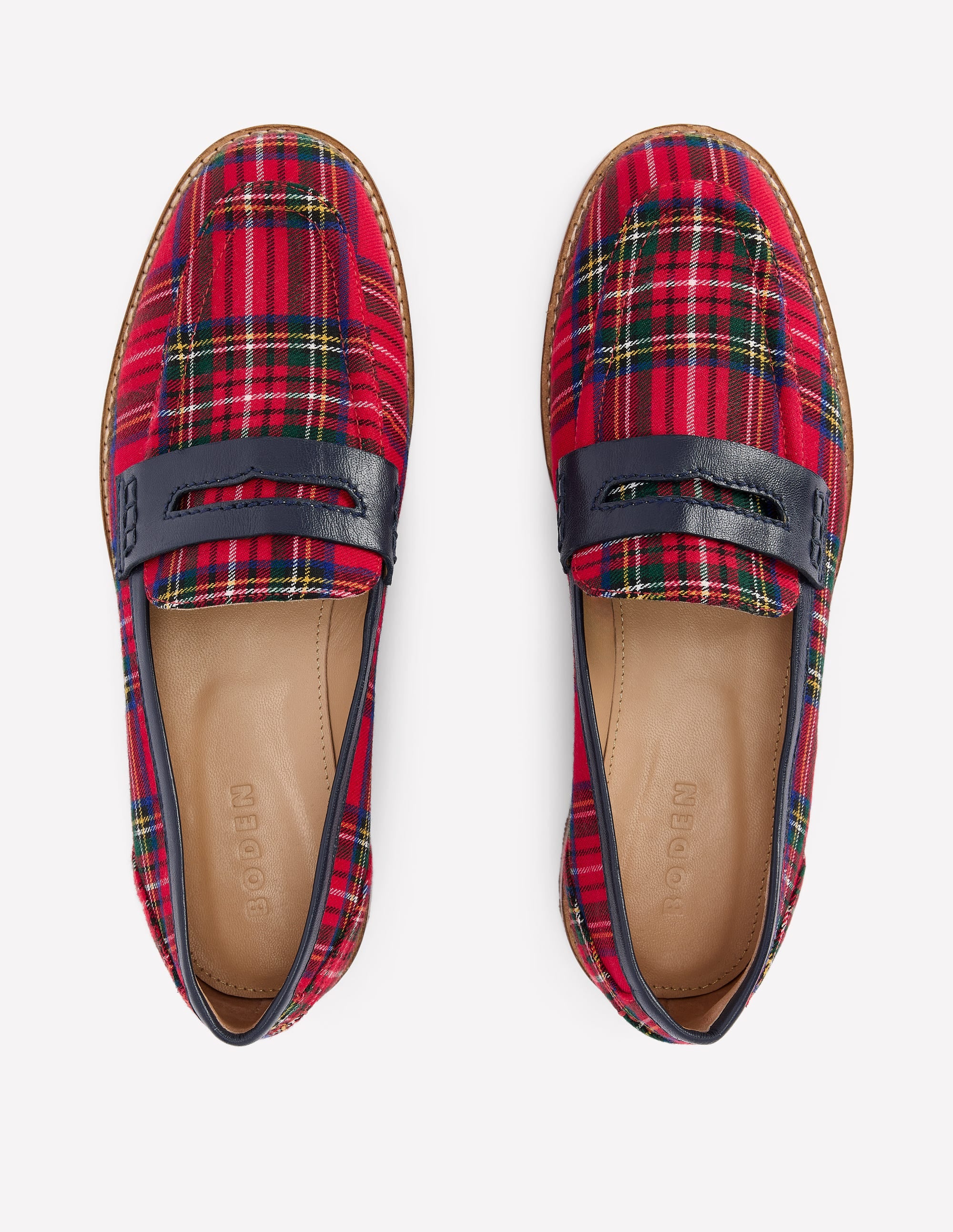 Nya Penny Loafers-Tartan - Image 5