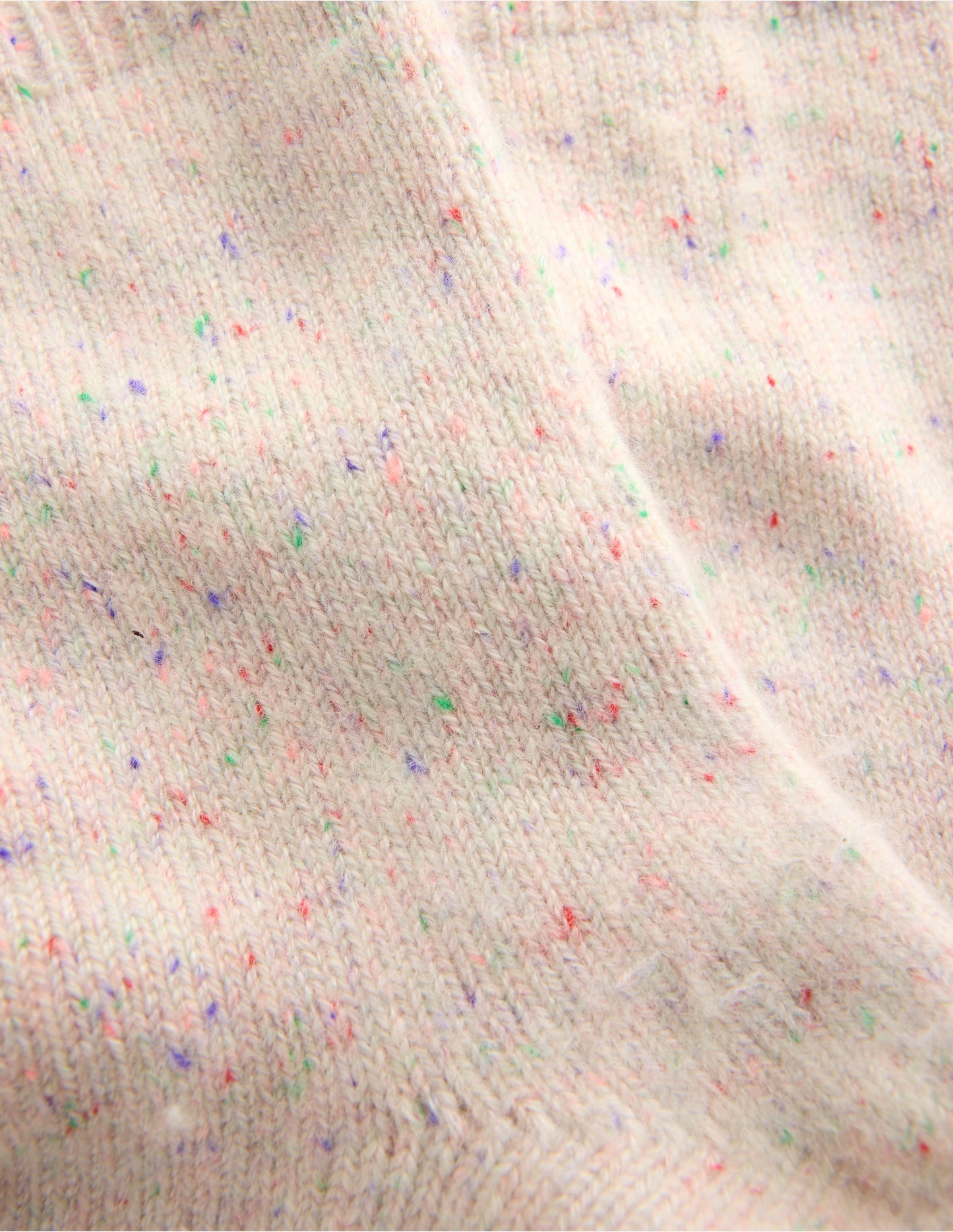 Cashmere Socks-Nepped Ivory