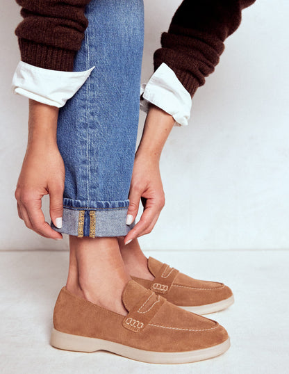 Easy soft loafers-Tan-3