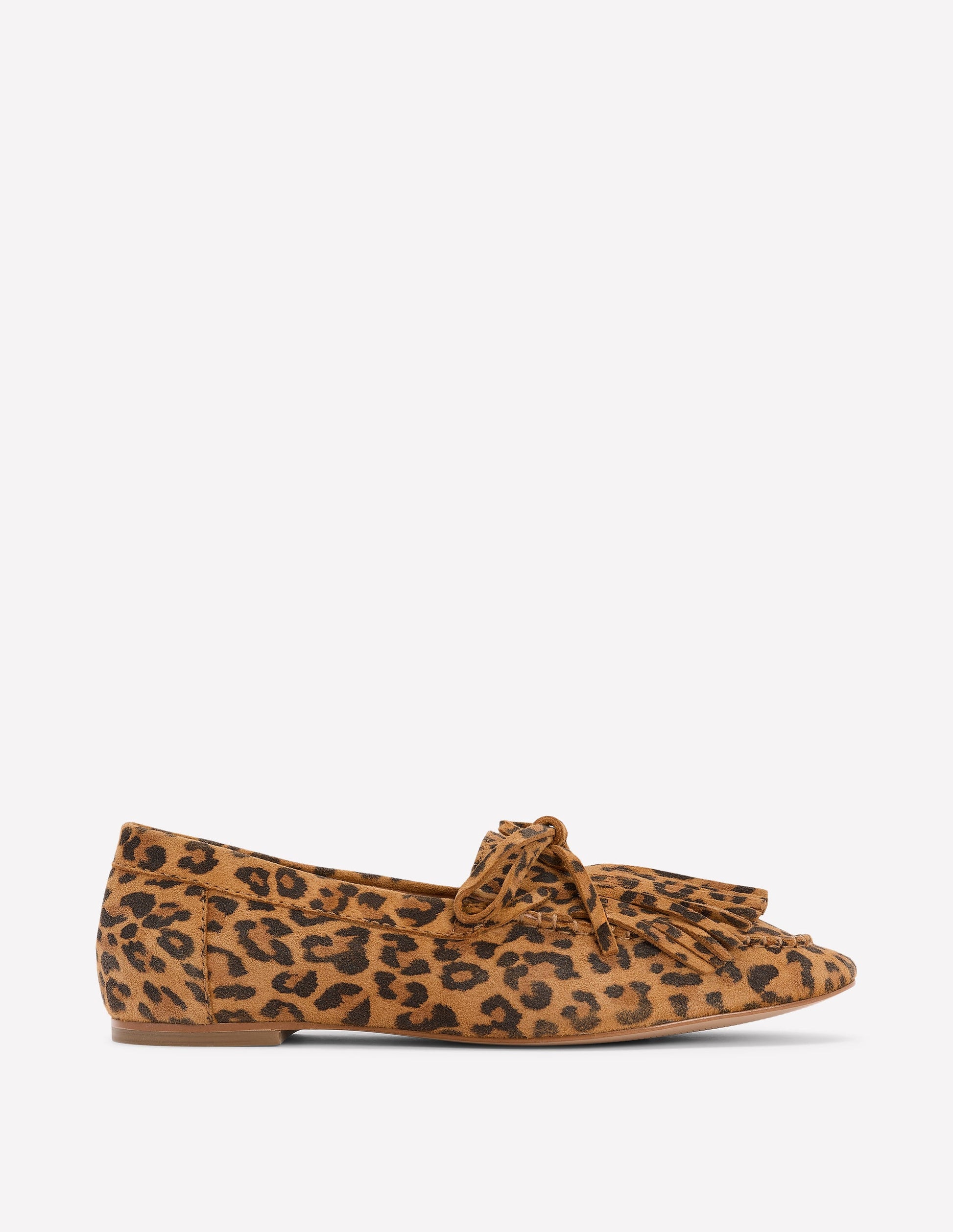Soft Tassel Deck Shoes-Leopard-1