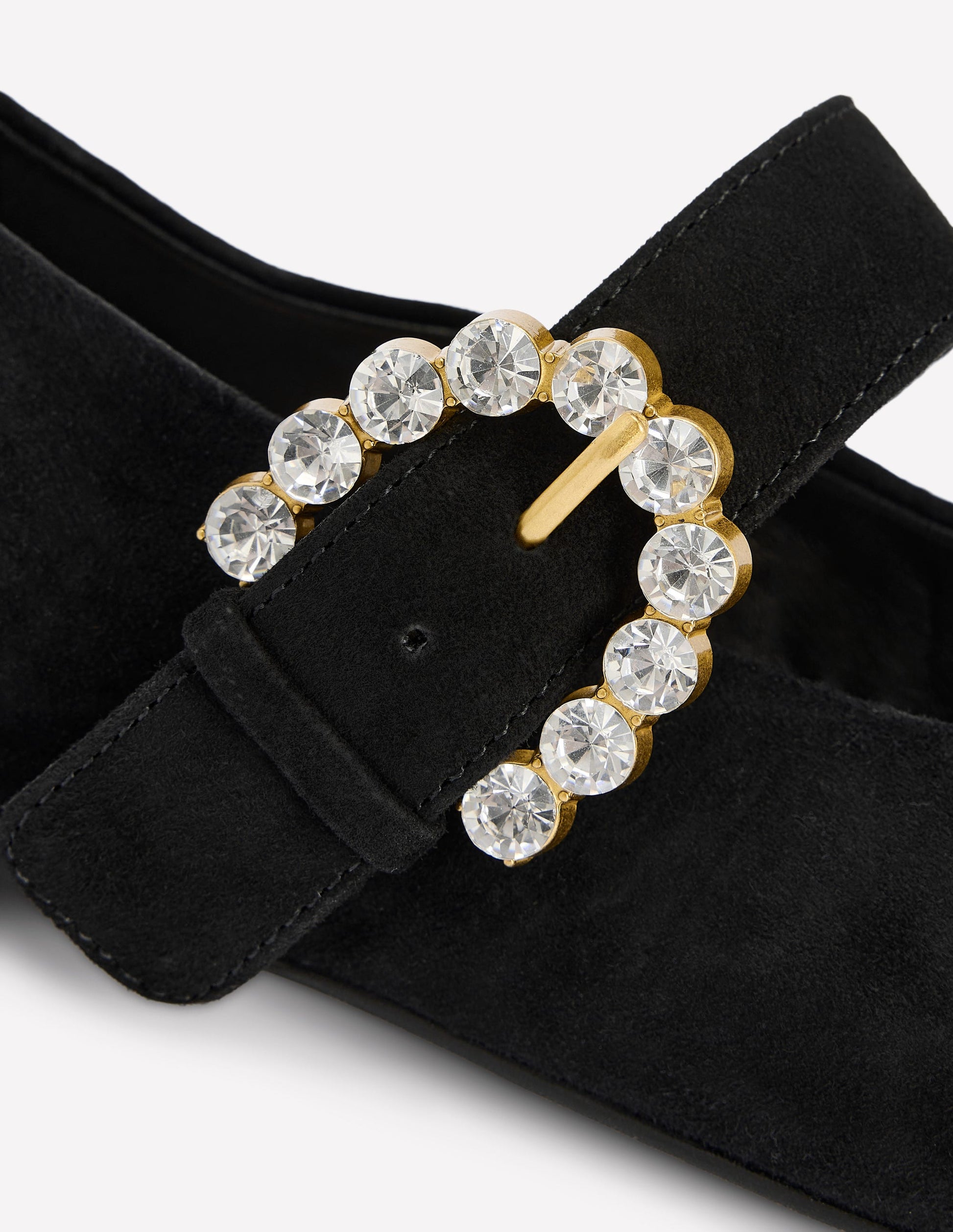 Kylie Flat Buckle Mary Janes-Black-5