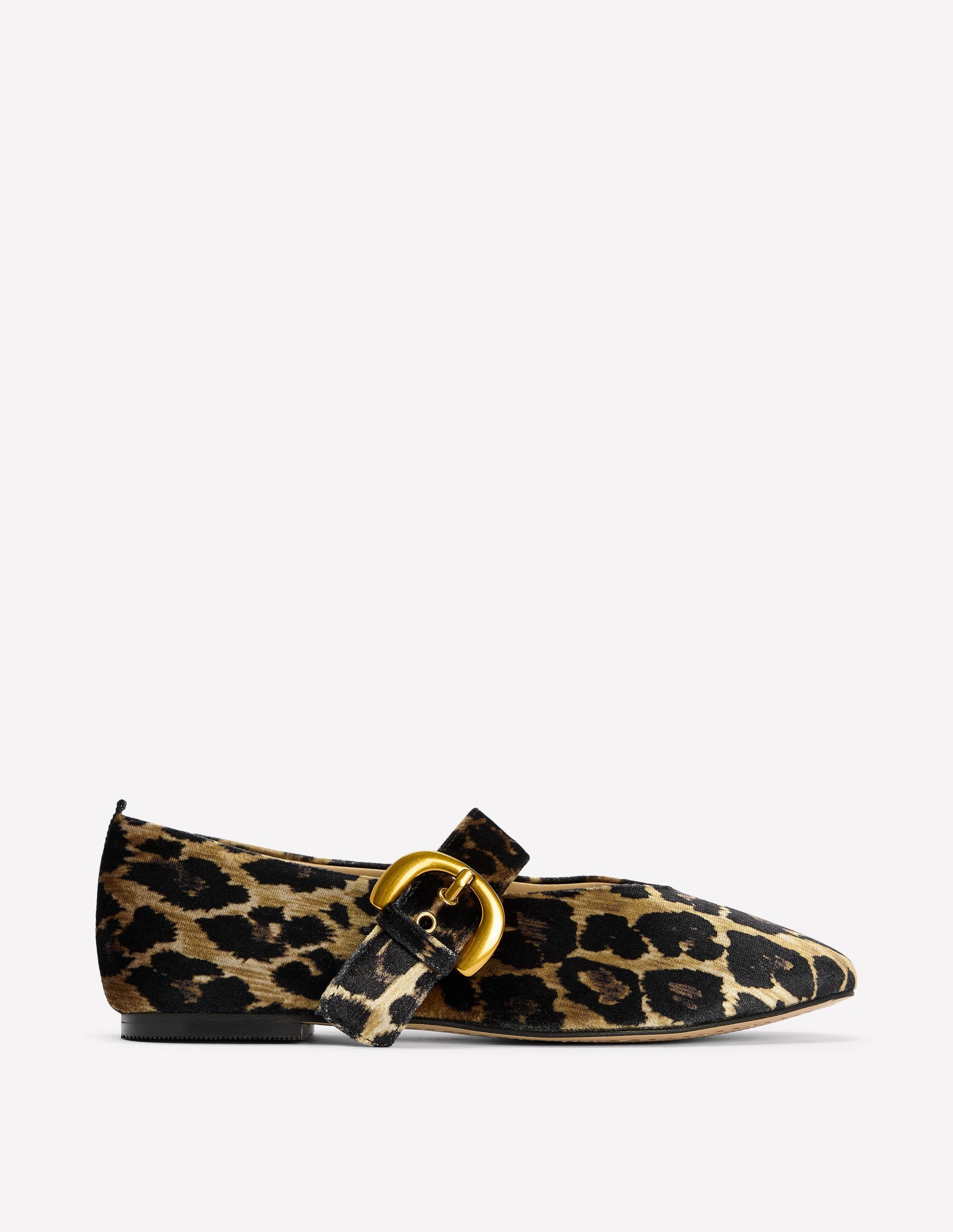 Kylie Flat Buckle Mary Janes-Leopard-1