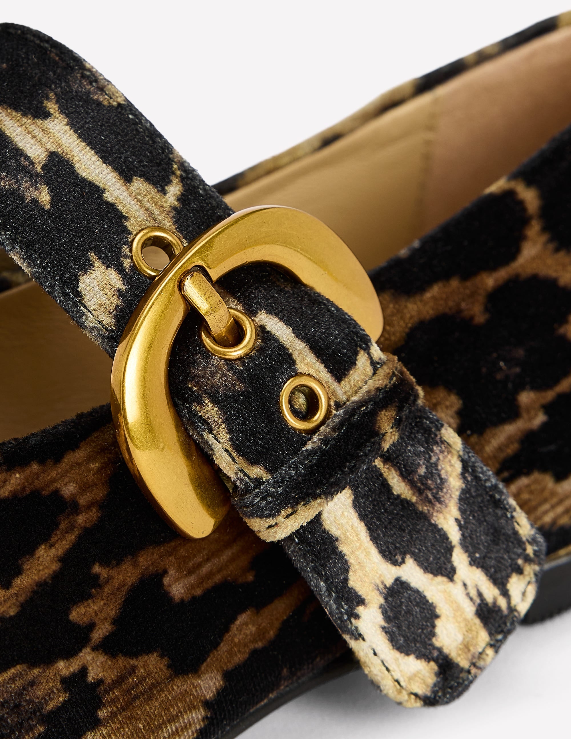 Kylie Flat Buckle Mary Janes-Leopard - Image 6