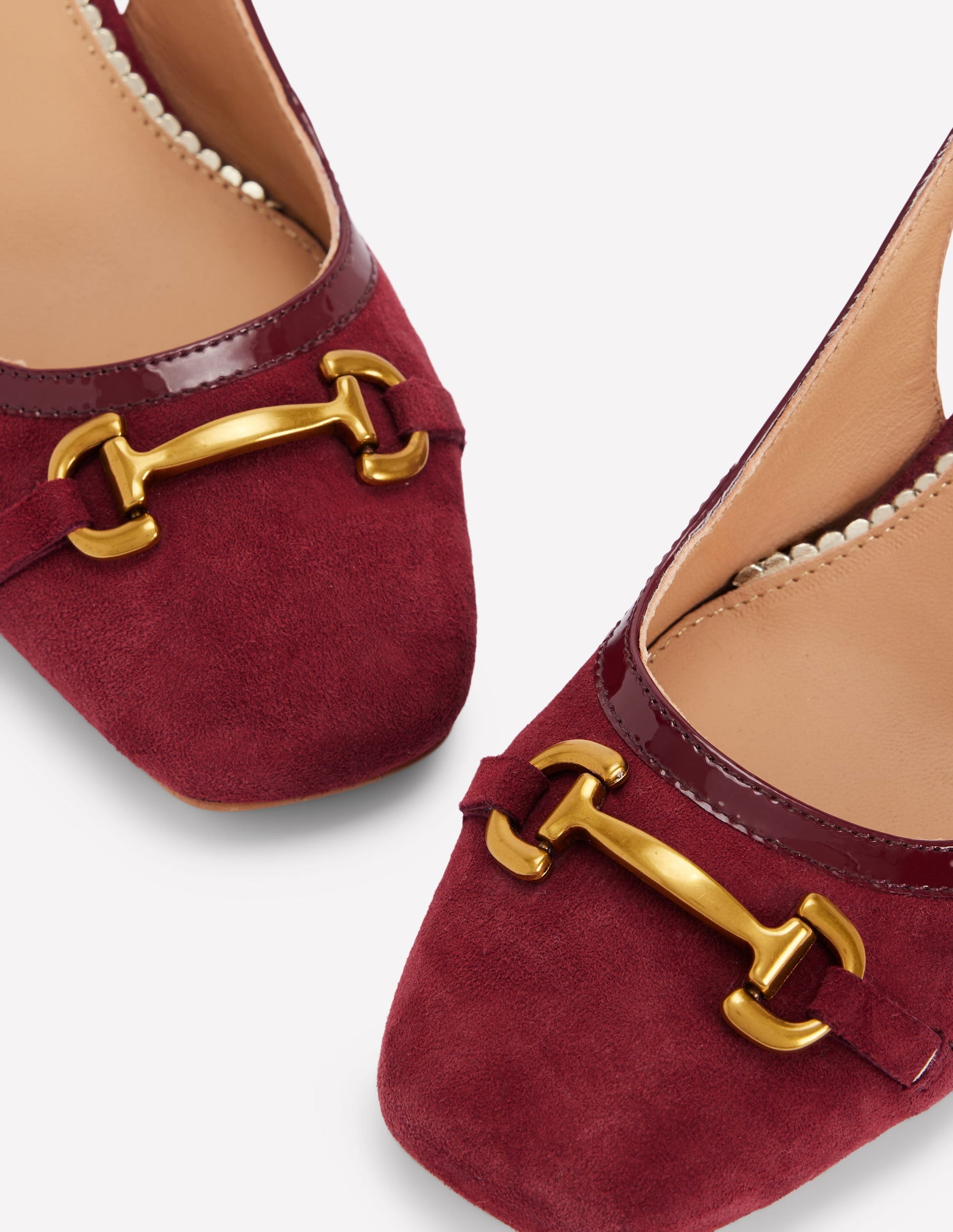 Iris Snaffle Slingback Heels-Oxblood-4