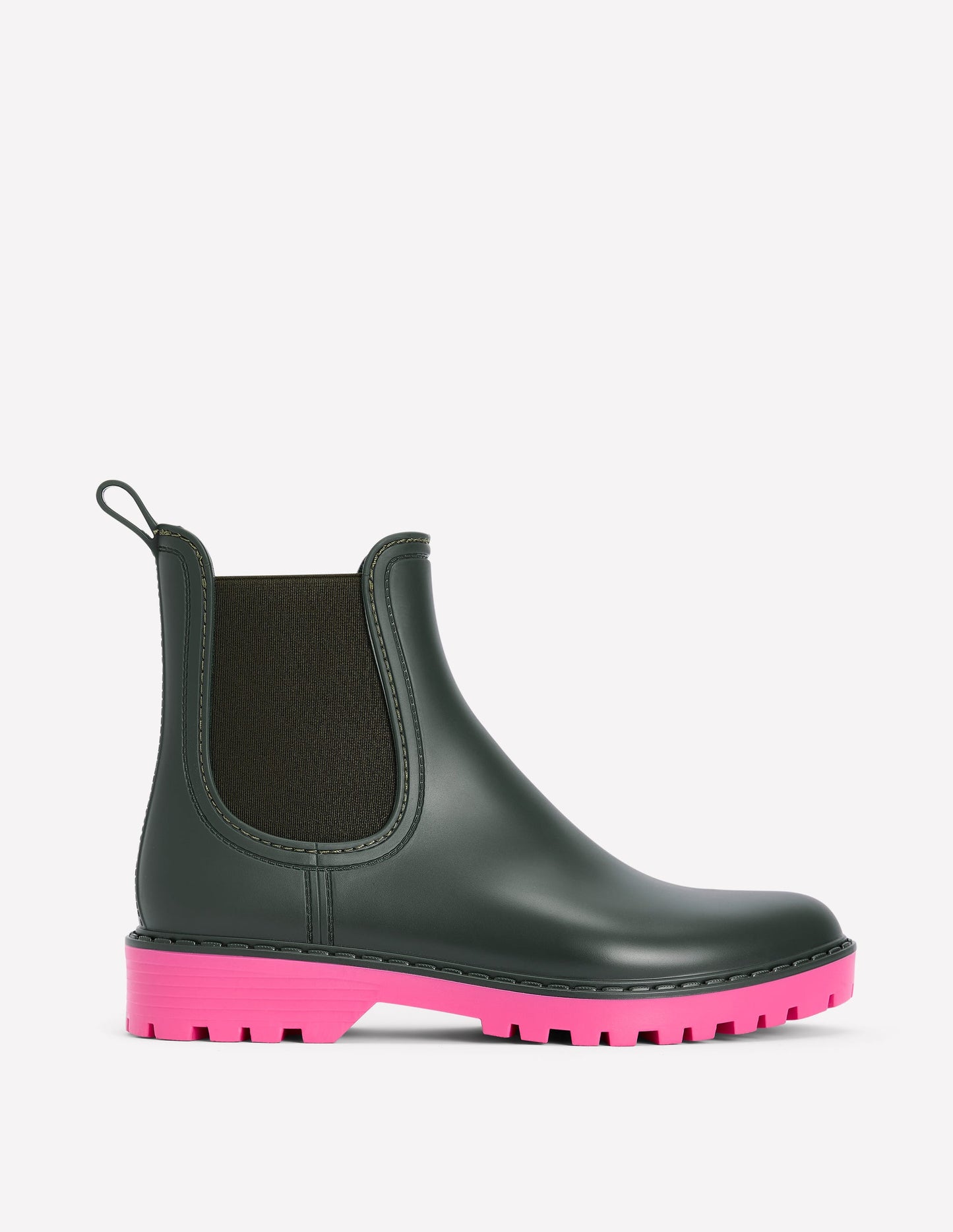 Chelsea Wellie Boots-Woodland Green