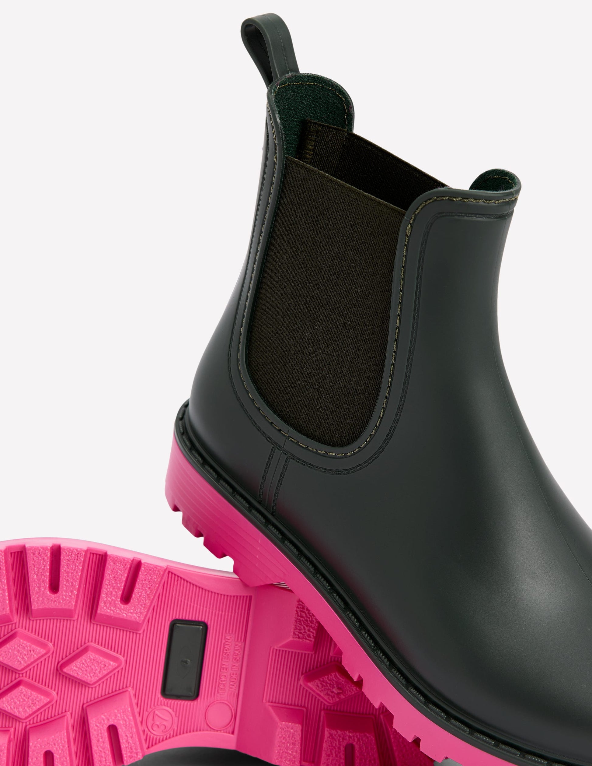 Chelsea Wellie Boots-Woodland Green-5