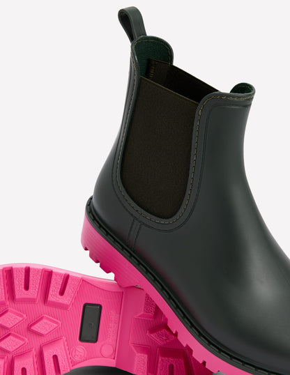 Chelsea Wellie Boots-Woodland Green-5