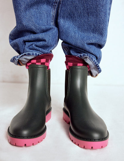 Chelsea Wellie Boots-Woodland Green-3