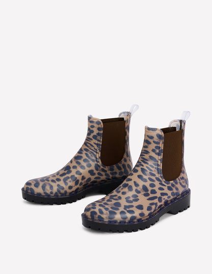 Chelsea Wellie Boots-Leopard-3