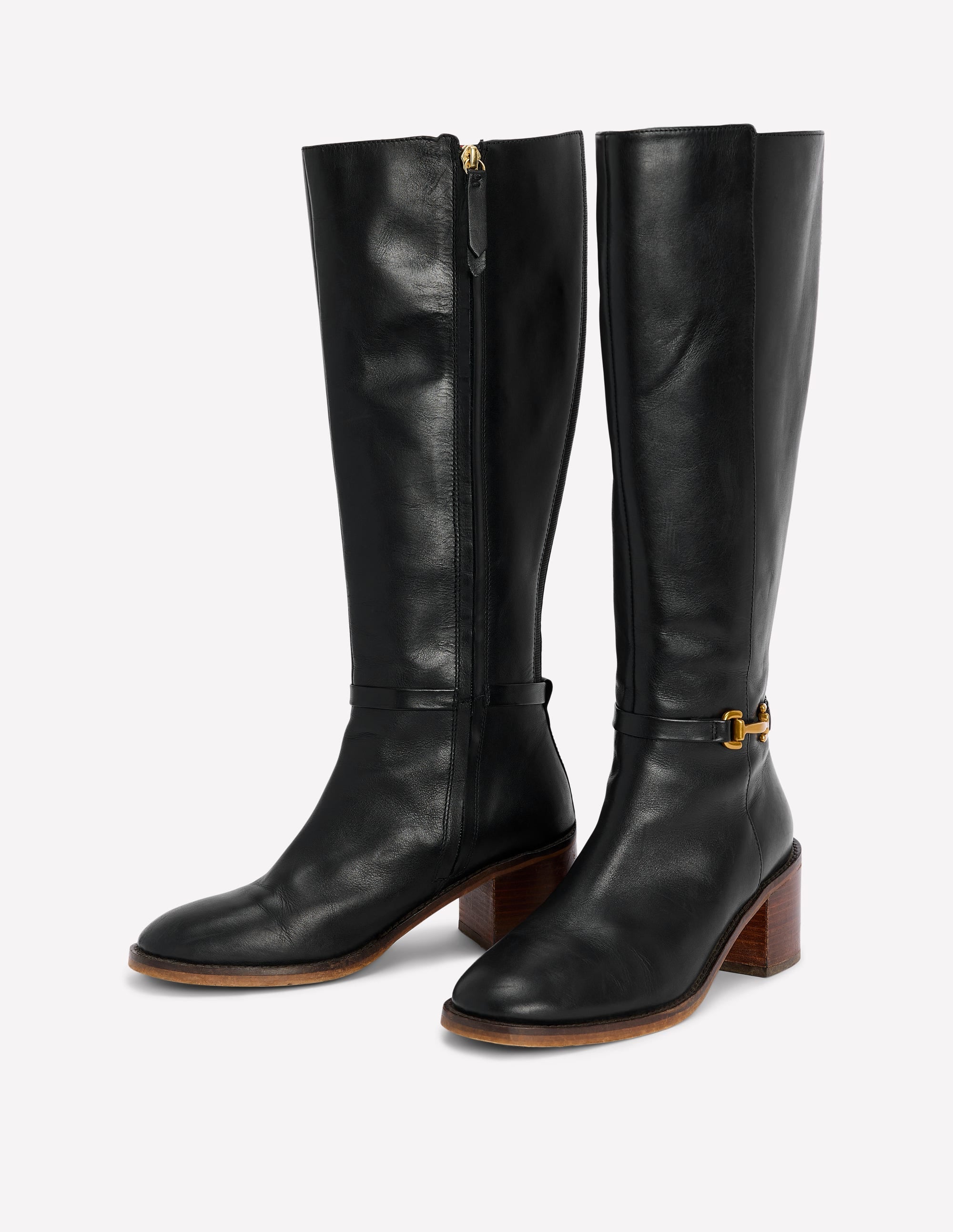 Iris Snaffle Heel Boot-Black - Image 3