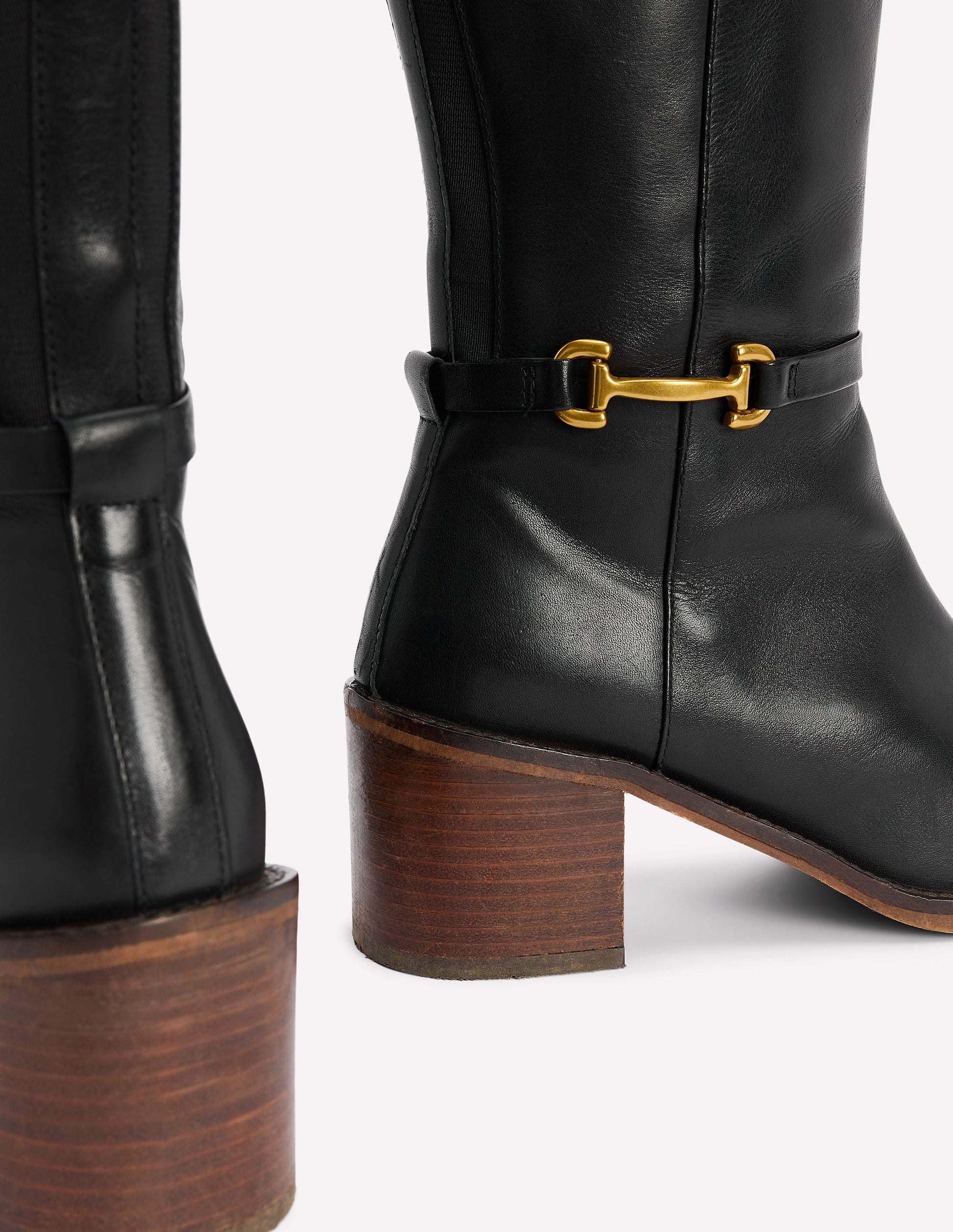 Iris Snaffle Heel Boot-Black-4