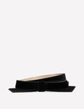 Skinny Bow Belt-Black Velvet