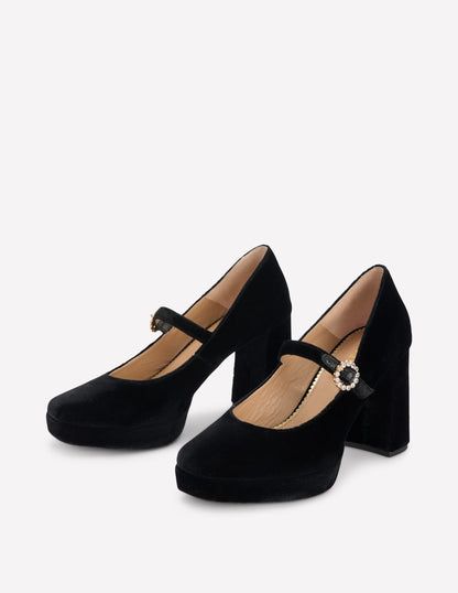 Platform Mary Janes-Black-4