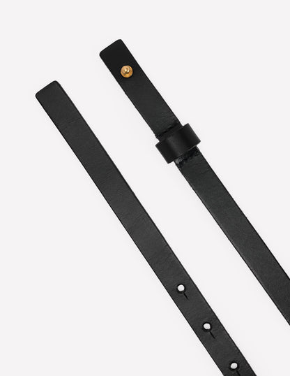 T-bar Ring Belt-Black-3