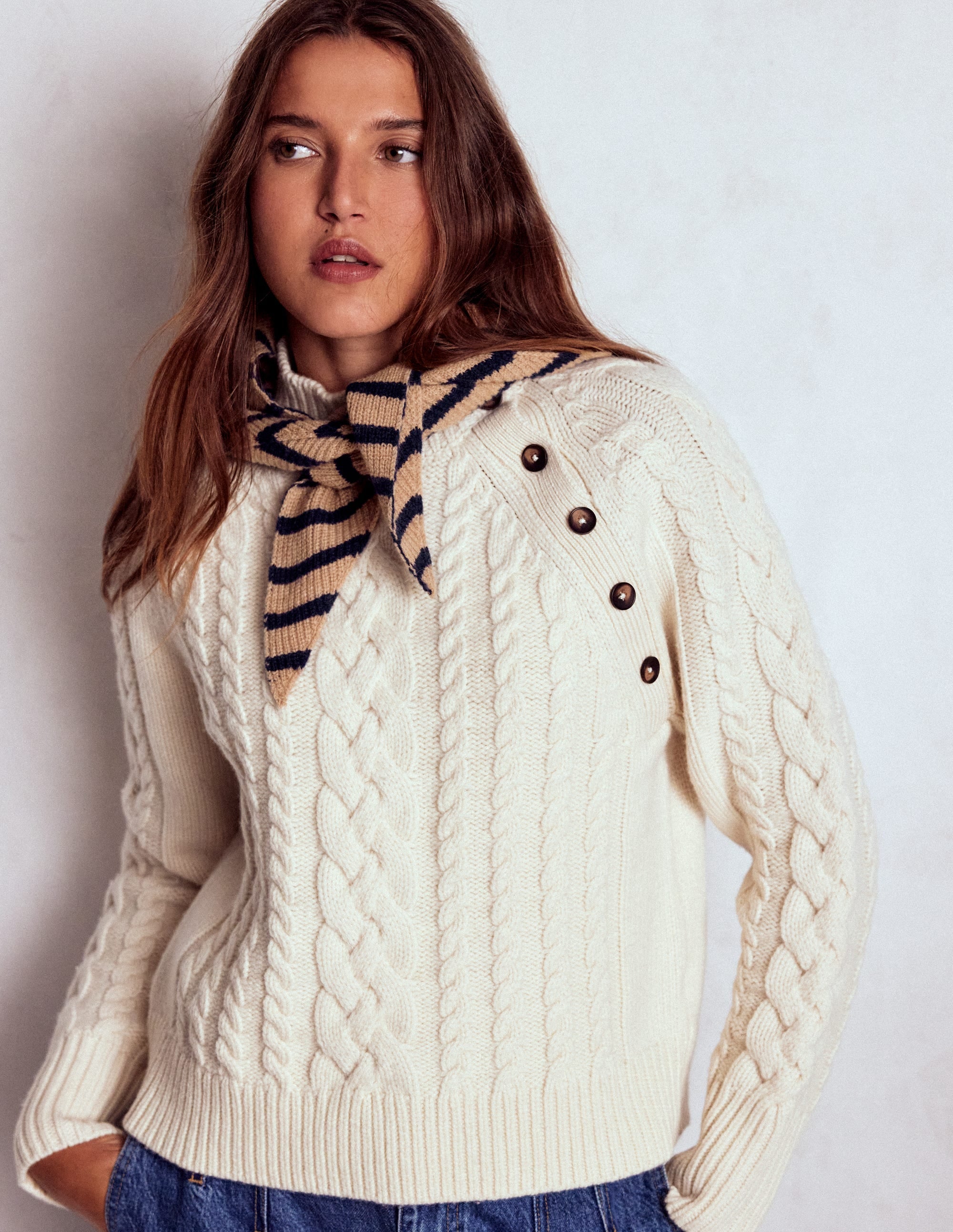 Wool Neckerchief-Stripe - Image 2