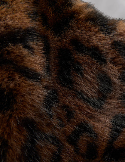 Faux Fur Collar-Leopard-3