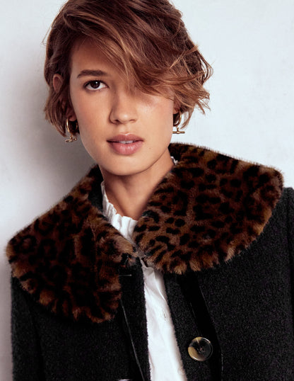 Faux Fur Collar-Leopard-2