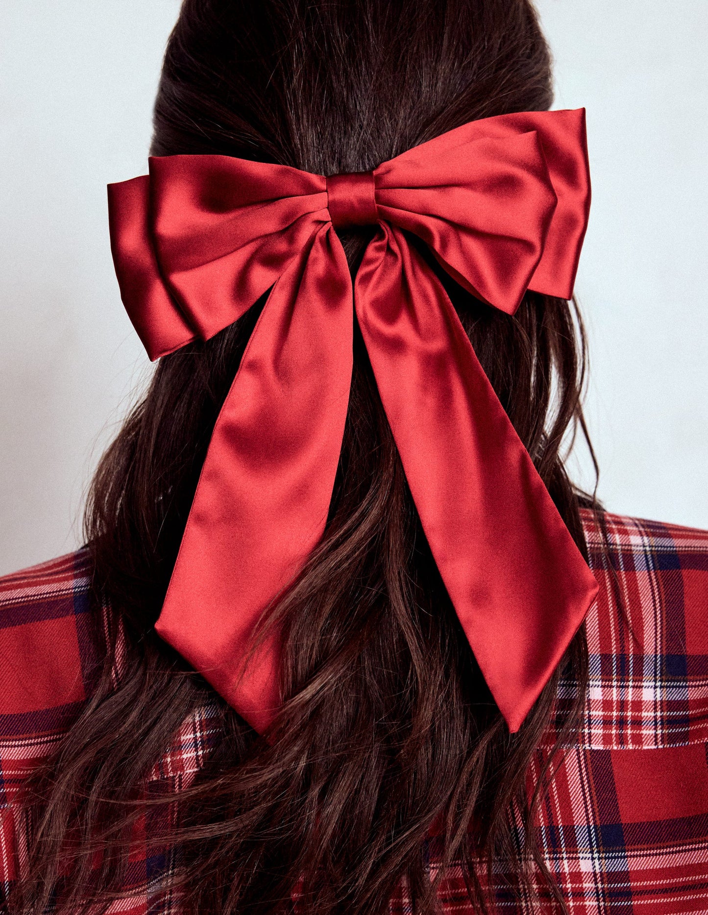 Hair Bow-Red