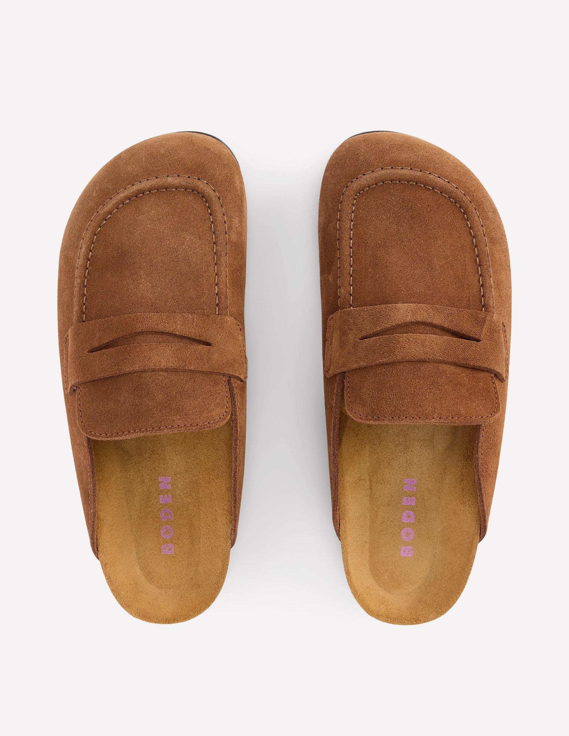 Suede Mule Clog-Raw Umber-5