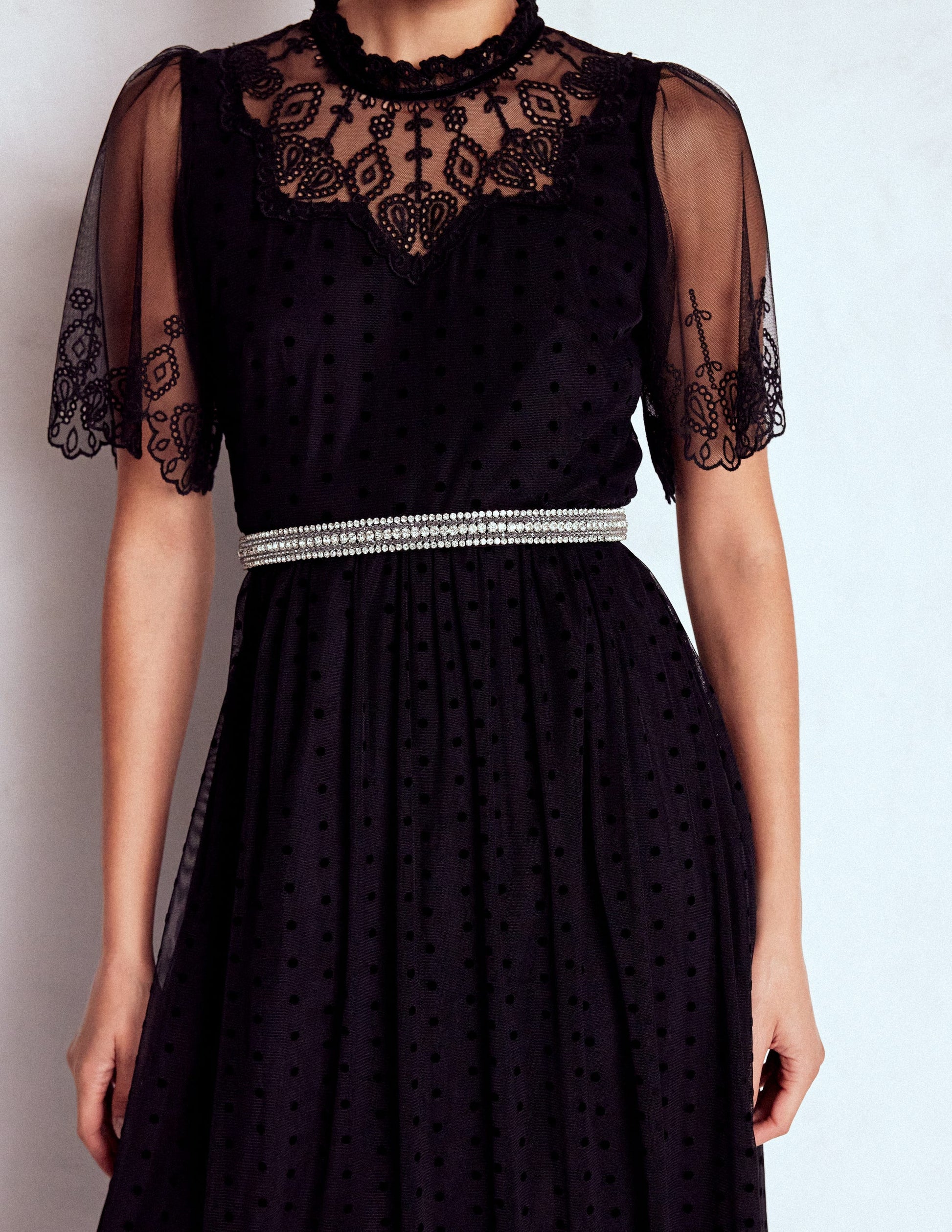 Embellished Belt-Clear Jewel-2