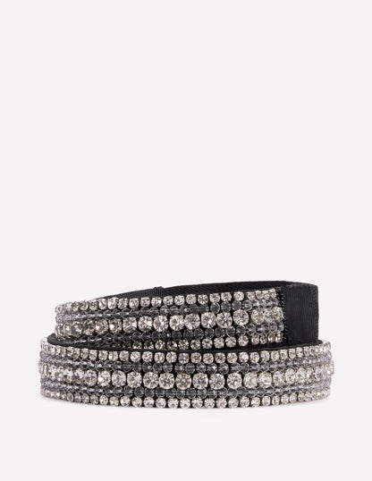 Embellished Belt-Clear Jewel-1