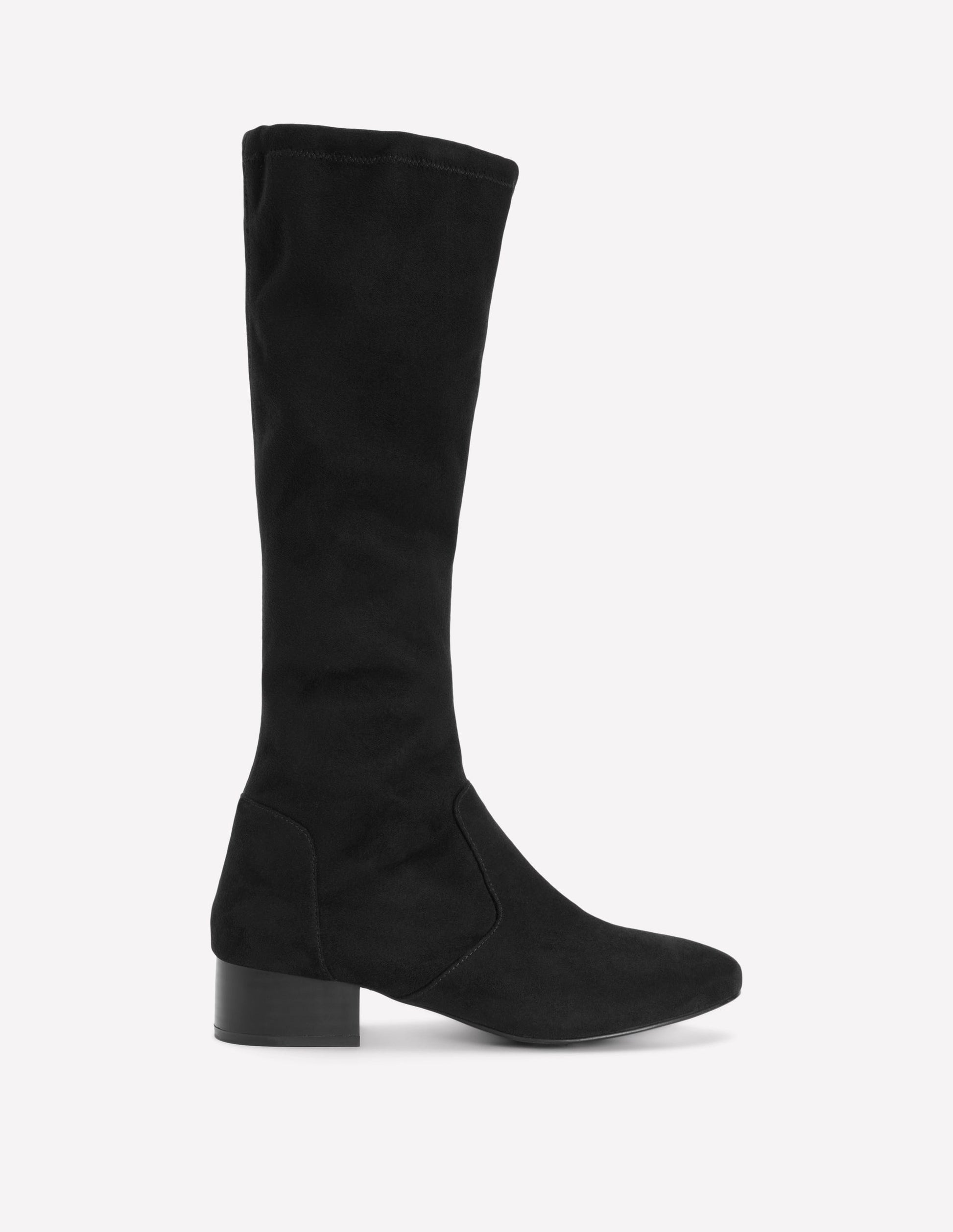 Flat Stretch Boots-Black Boden UK - Main Image