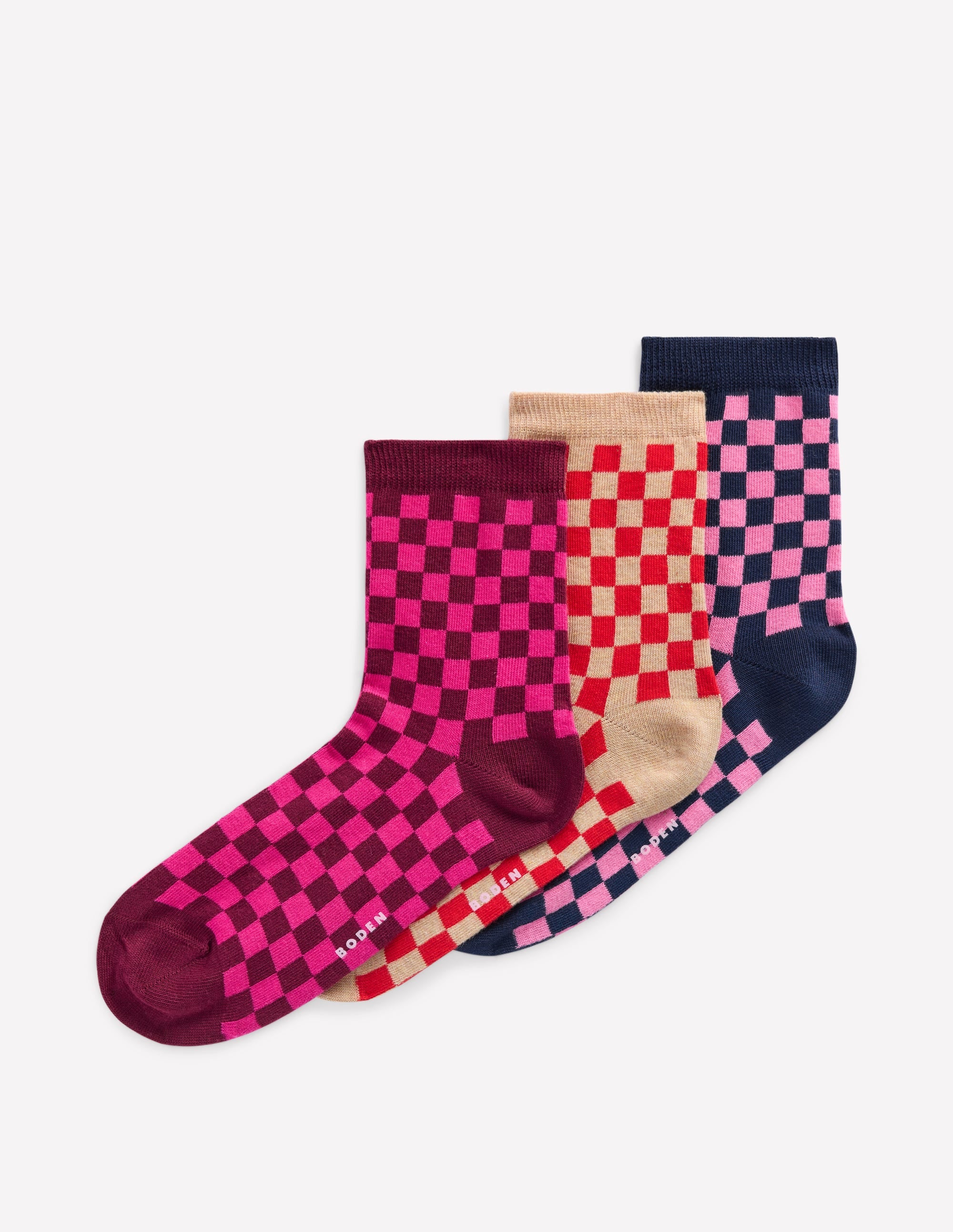 Checkerboard Socks-Multi - Image 1